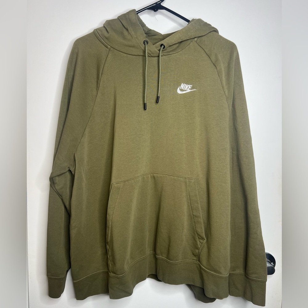 Nike Olive Green Pullover Hoodie XL